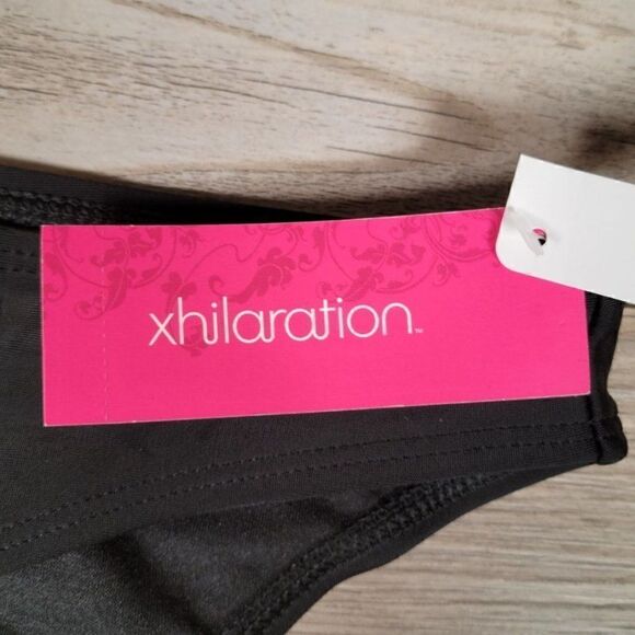 Xhilaration Junior's High Leg High Waist Bikini Bottom Sz L - Picture 9 of 12